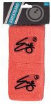 Eye Wristband Peach with Black Logo 2 szt.